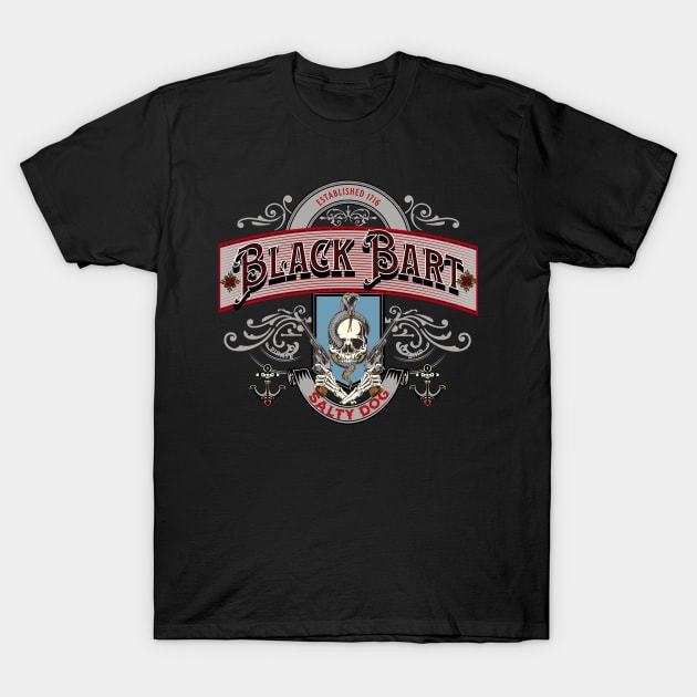 Black Bart T-Shirt by Bootylicious